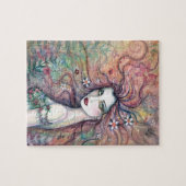 Chlorgoddess von Blume Puzzle mit Zinn (Horizontal)