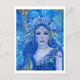 Chloris-Blume-Göttin von Renee Lavoie Postkarte