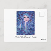 Chloris-Blume-Göttin von Renee Lavoie Postkarte (Rückseite)