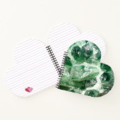 Chlorit Quarz Rock Crystal Cluster Notizblock (Innenseite)