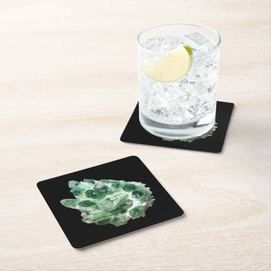 Chlorit Quarz Rock Crystal Paper Untersetzer (Vor Ort)