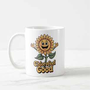 Chlorofeel Good Funny Pflanze Biology Teacher Kaffeetasse