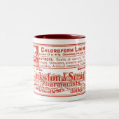 Chloroform-Gift-Tasse Zweifarbige Tasse (Mittel)