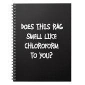 Chloroform Notizblock (Vorderseite)