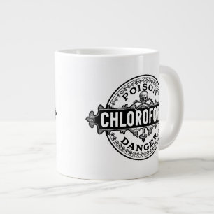 Chloroform Vintage Style Gift Label Jumbo-Tasse