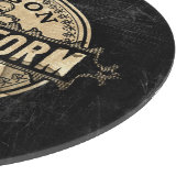 Chloroform Vintage Style Gift Label Schneidebrett (Ecke)