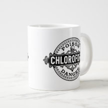 Chloroform Vintage Style Giftetikett