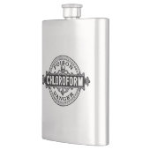 Chloroform-Vintager Art-Gift-Aufkleber Flachmann (Links)