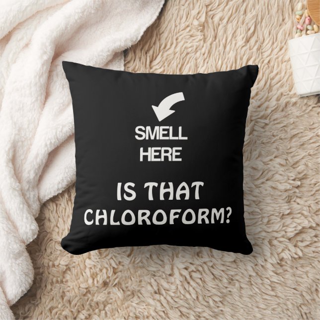 Chloroform-Witz-Kissen Kissen (Decke)