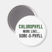 Chlorophyll Bore-o-phyll Magnet (Vorderseite/Rückseite)