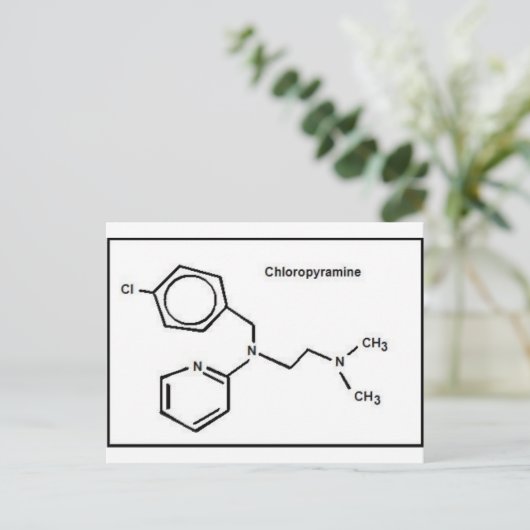 Chloropyramin Postkarte (Stehend Vorderseite)
