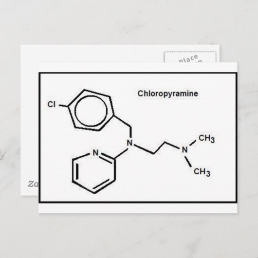Chloropyramin Postkarte (Vorne/Hinten)