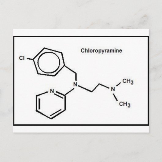 Chloropyramin Postkarte (Vorderseite)
