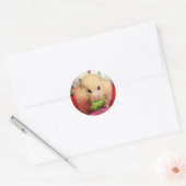 Chmurka und Brokkoli Runder Aufkleber (Umschlag)