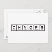 CHNOPS für alle Postkarte (Vorne/Hinten)