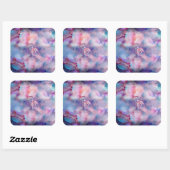 Cho Ku Rei - Gentle Watercolor Quadratischer Aufkleber (Blatt)