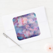 Cho Ku Rei - Gentle Watercolor Quadratischer Aufkleber (Umschlag)