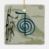 Cho Ku Rei Reiki Mountain Keramikornament (Rückseite)