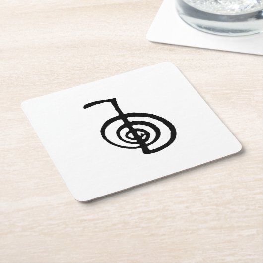 Cho Ku Rei Reiki Schutzsymbol Untersetzer (angewinkelt)