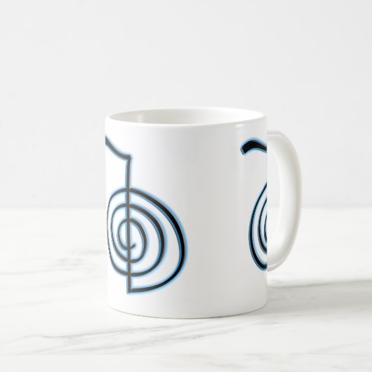 Cho Ku Rei Reiki Symbol Kaffeetasse (VorderseiteRechts)