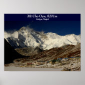 Cho Oyu und Gokyo Poster (Vorne)