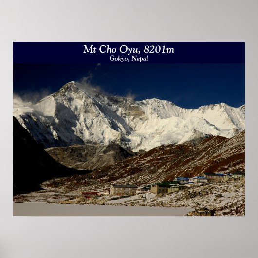 Cho Oyu und Gokyo Poster (Vorne)