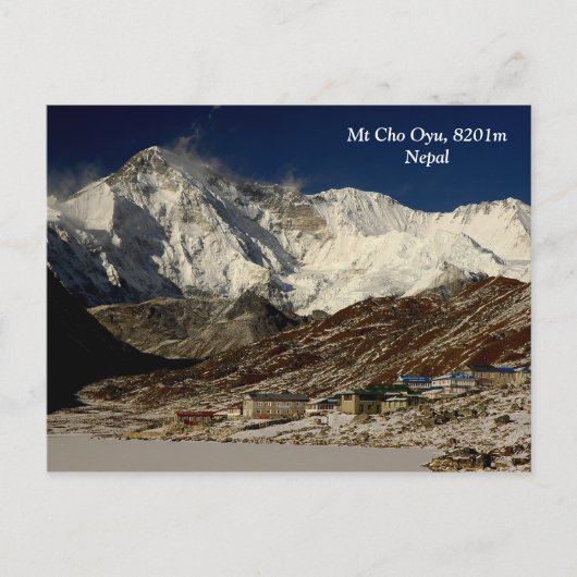 Cho Oyu und Gokyo Postkarte (Vorderseite)