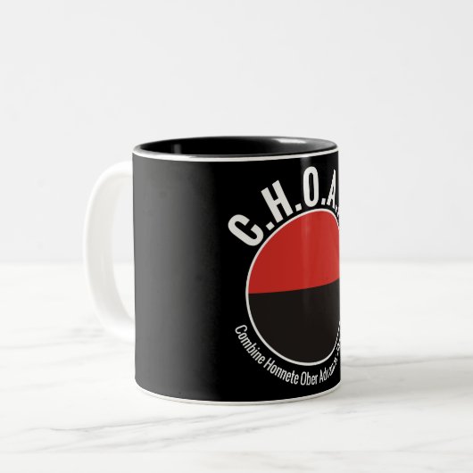 CHOAM ZWEIFARBIGE TASSE (Vorderseite Links)