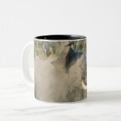 Chobe Fluss, Botswana, Afrika Zweifarbige Tasse (Vorderseite Links)