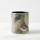 Chobe Fluss, Botswana, Afrika Zweifarbige Tasse (Mittel)