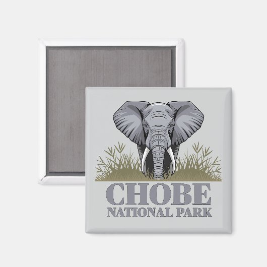 Chobe National Park Botswana Magnet (Vorderseite/Rückseite)