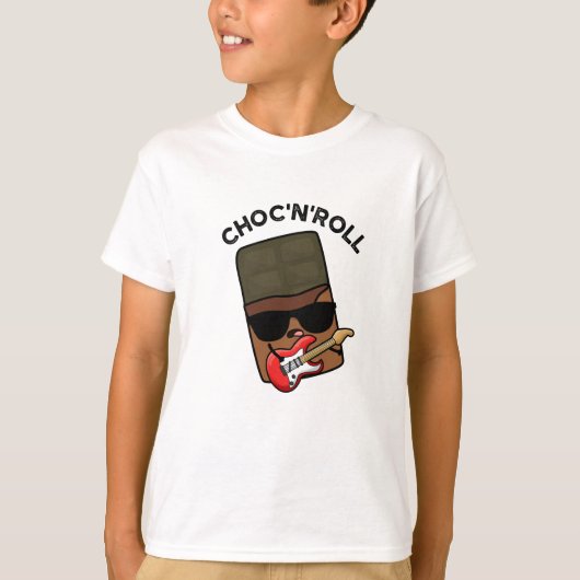 Choc and Roll Funny Chocolate Puff T-Shirt (Vorderseite)