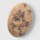 Choc Chip Cookie Große Wanduhr (Winkel)