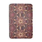 Choc Chip Earthy Tribal Batik Badematte (Vorderseite Vertikal)