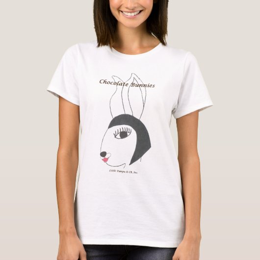 Choc Häschen-Chic Bunnie T-Shirt (Vorderseite)