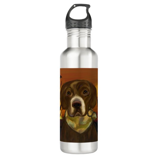 CHOC-LABRADOR EDELSTAHLFLASCHE (Vorderseite)