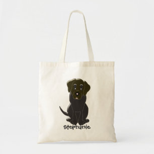 Choc Labrador personalisiert Tragetasche