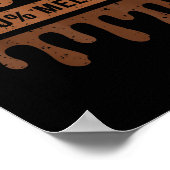 Choc Lit Melanin Black Pride - Schwarzer Geschicht Poster (Ecke)