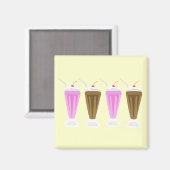 Choc + Strohmilch Magnet (Vorderseite/Rückseite)