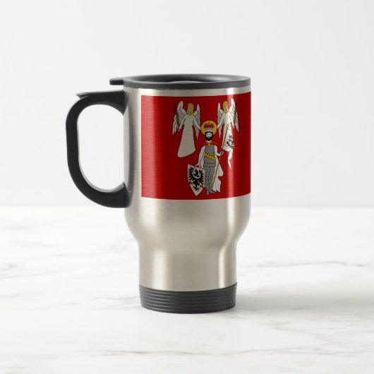 Chocen CZ, Flagge der Tschechischen Republik Reisebecher (Links)