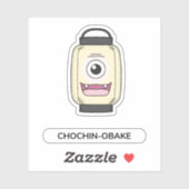 Chochin obake Paper Lantern Ghost Yokai Aufkleber (Blatt)