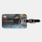 Chockstones im Maligne Canyon - Alberta, Kanada Gepäckanhänger (Vorderseite horizontal)