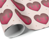 Choclate Covered Hearts Geschenkpapier (Rolleneckpunkt)