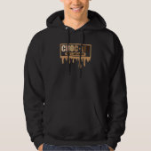 Choclit 100 Melanin Black Woman And Man Dripping 1 Hoodie (Vorderseite)