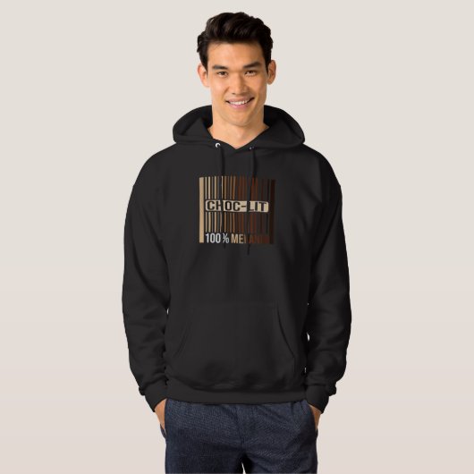 Choclit 100 Melanin Black Woman And Man Dripping Hoodie (Vorne ganz)