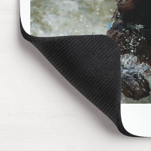 Chocloate Labrador Mousepad (Ecke)