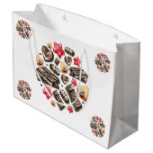Choco Candy für Feiern Große Geschenktüte (Rückseite Schrägansicht)