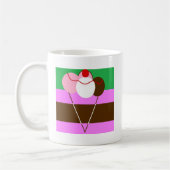 Choco-Creme-Erdbeere-Eiscreme Kaffeetasse (Links)