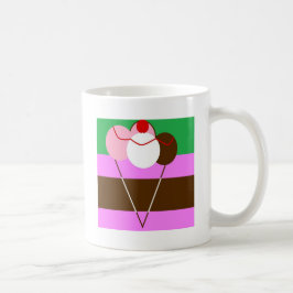 Choco-Creme-Erdbeere-Eiscreme Kaffeetasse