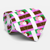 Choco-Creme-Erdbeere-Eiscreme Krawatte (Gerollt)